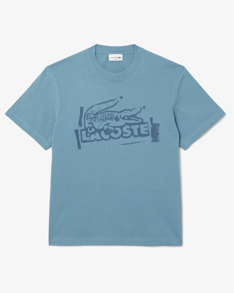 T-shirt jersey de coton imprimé